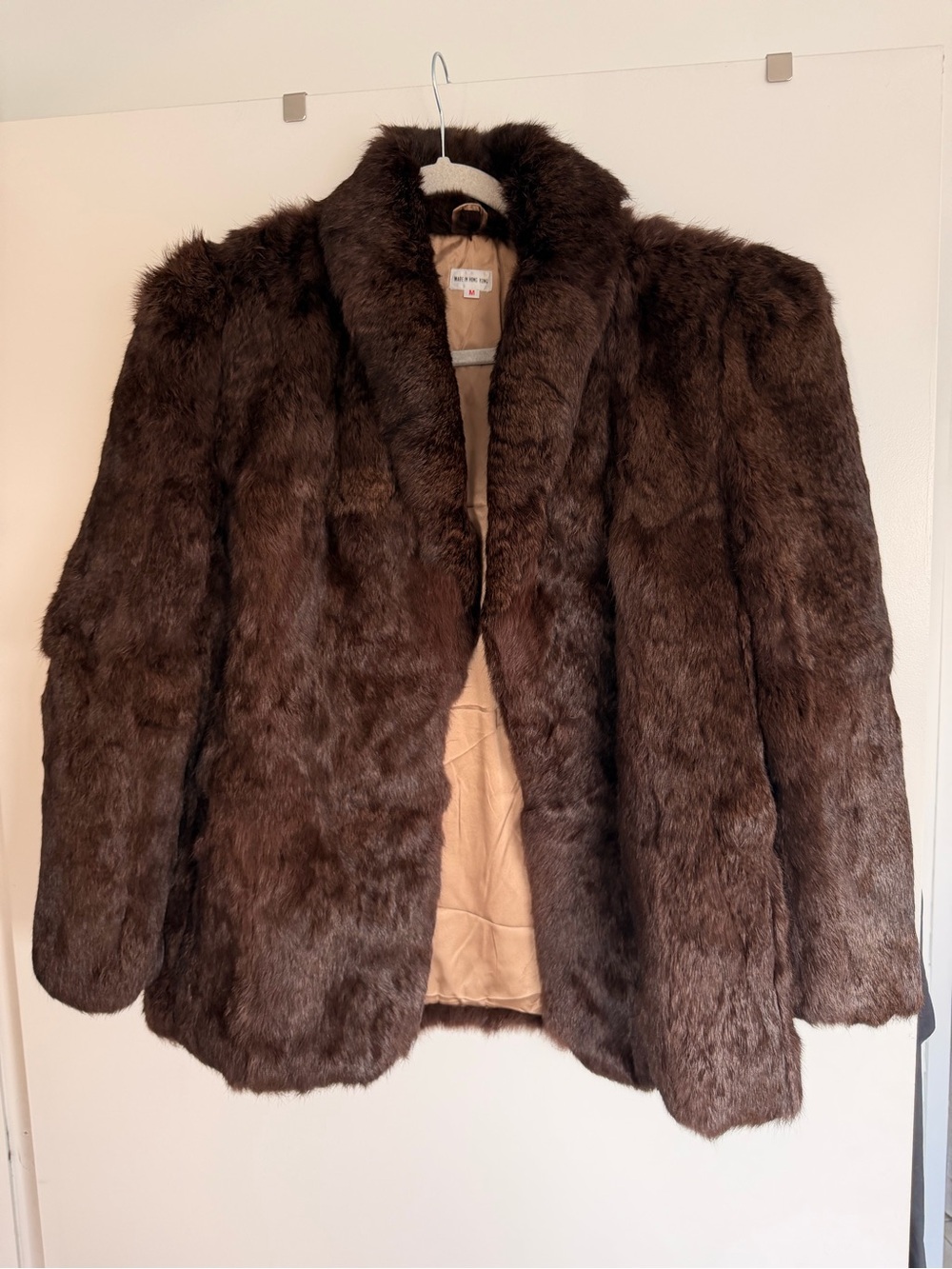 Vintage Women's Brown  Fur Jacket - Neutral Brown